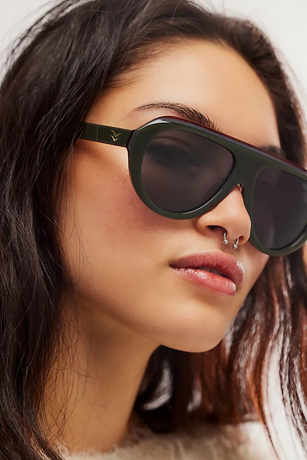 Aspen Polarized Aviator Sunglasses | Free People (Global - UK&FR Excluded)