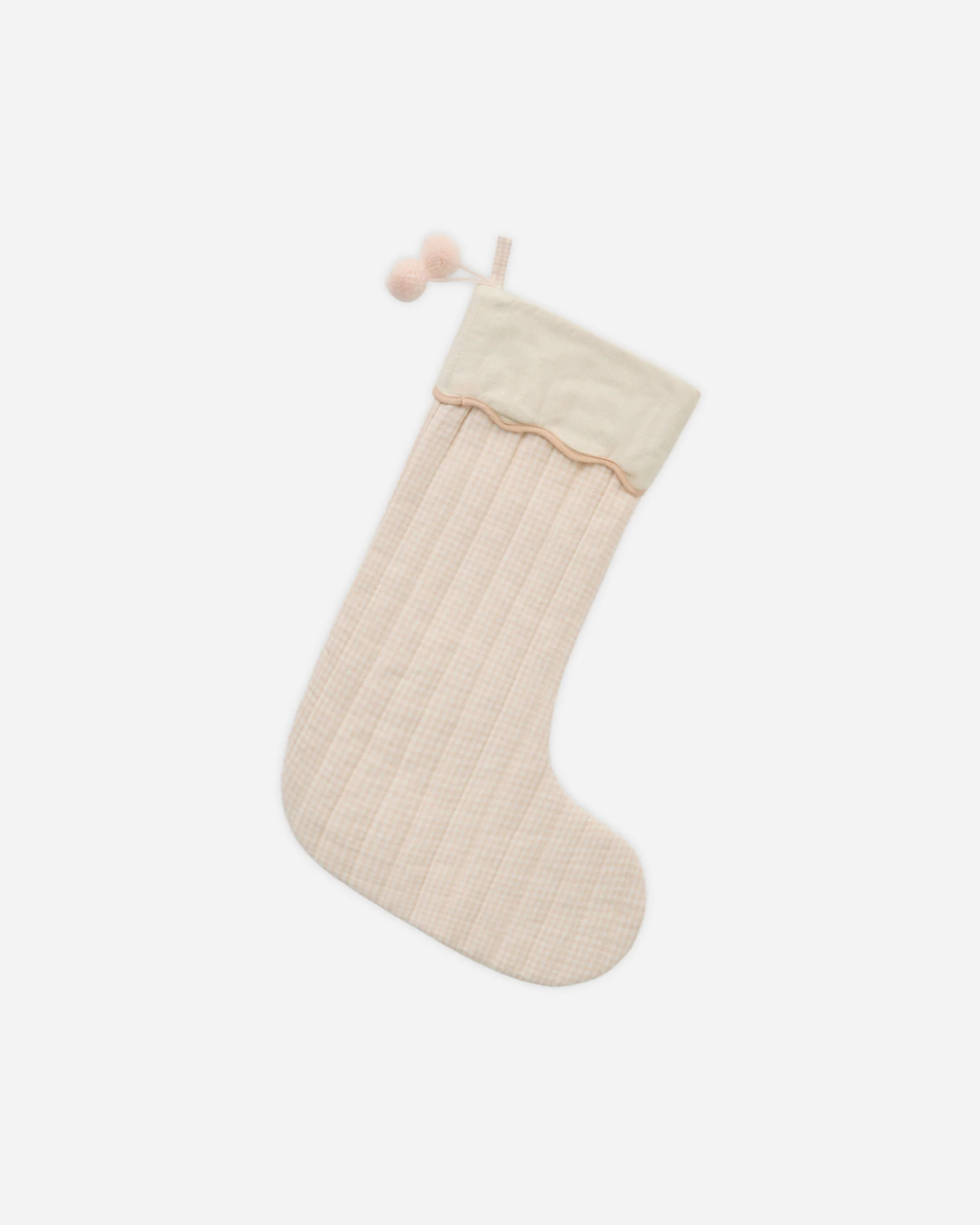 Christmas Stocking || Petal Gingham | Rylee + Cru