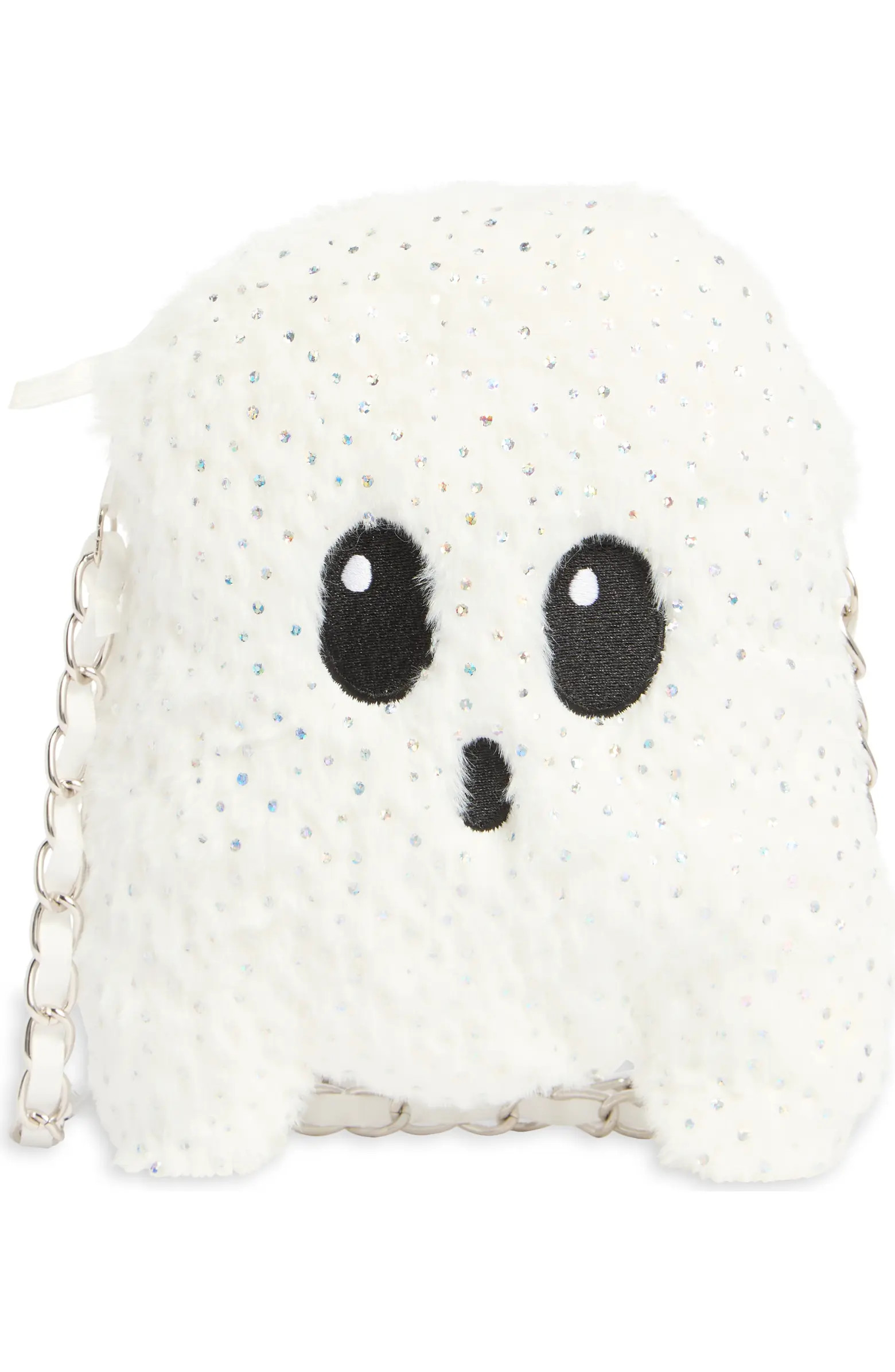 Kids' Halloween Sequin & Faux Fur Ghost Bag | Nordstrom Rack