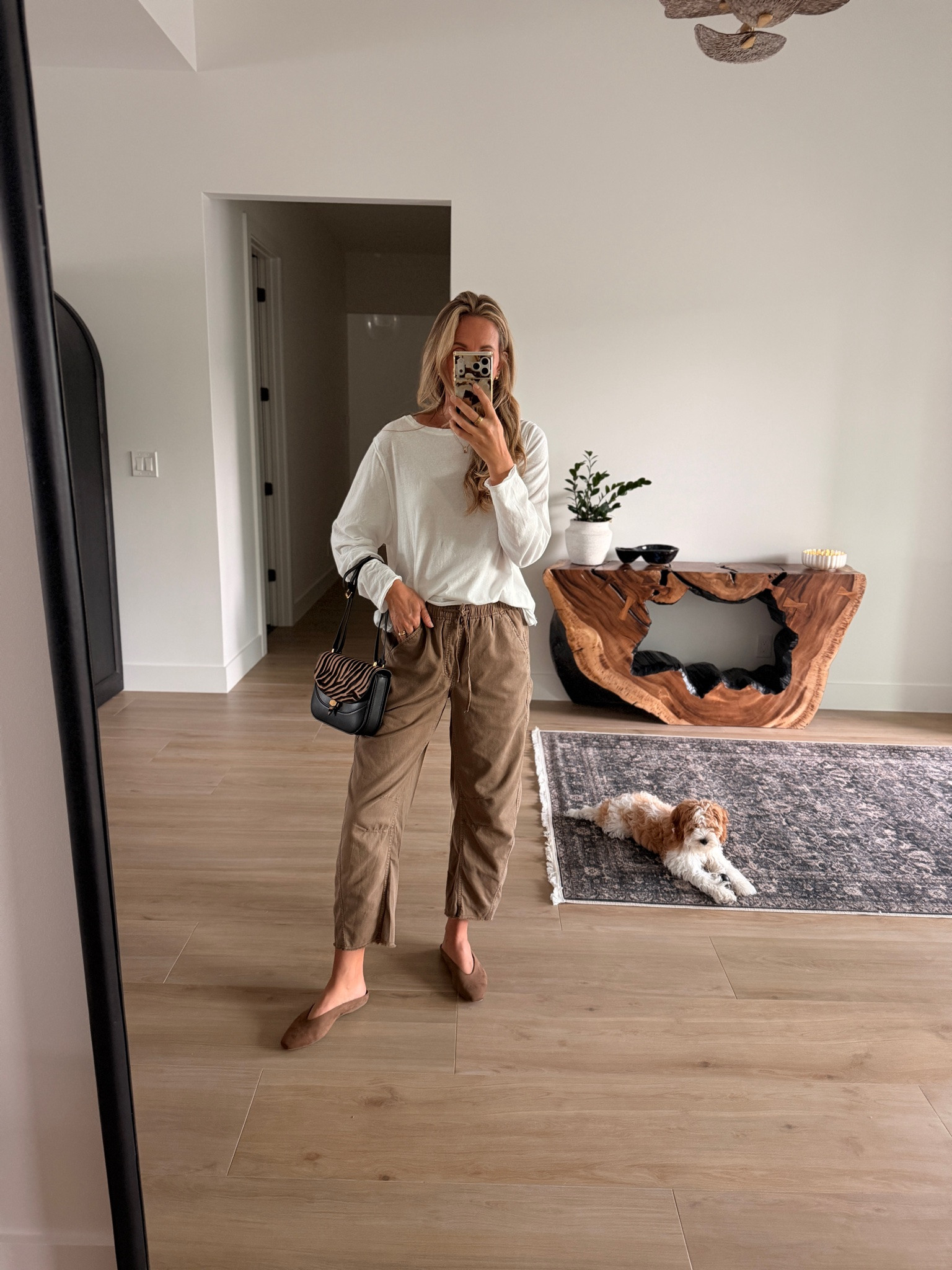 medium pants, large top 

 #LTKdayinmylife #LTKgrwm #LTKootd