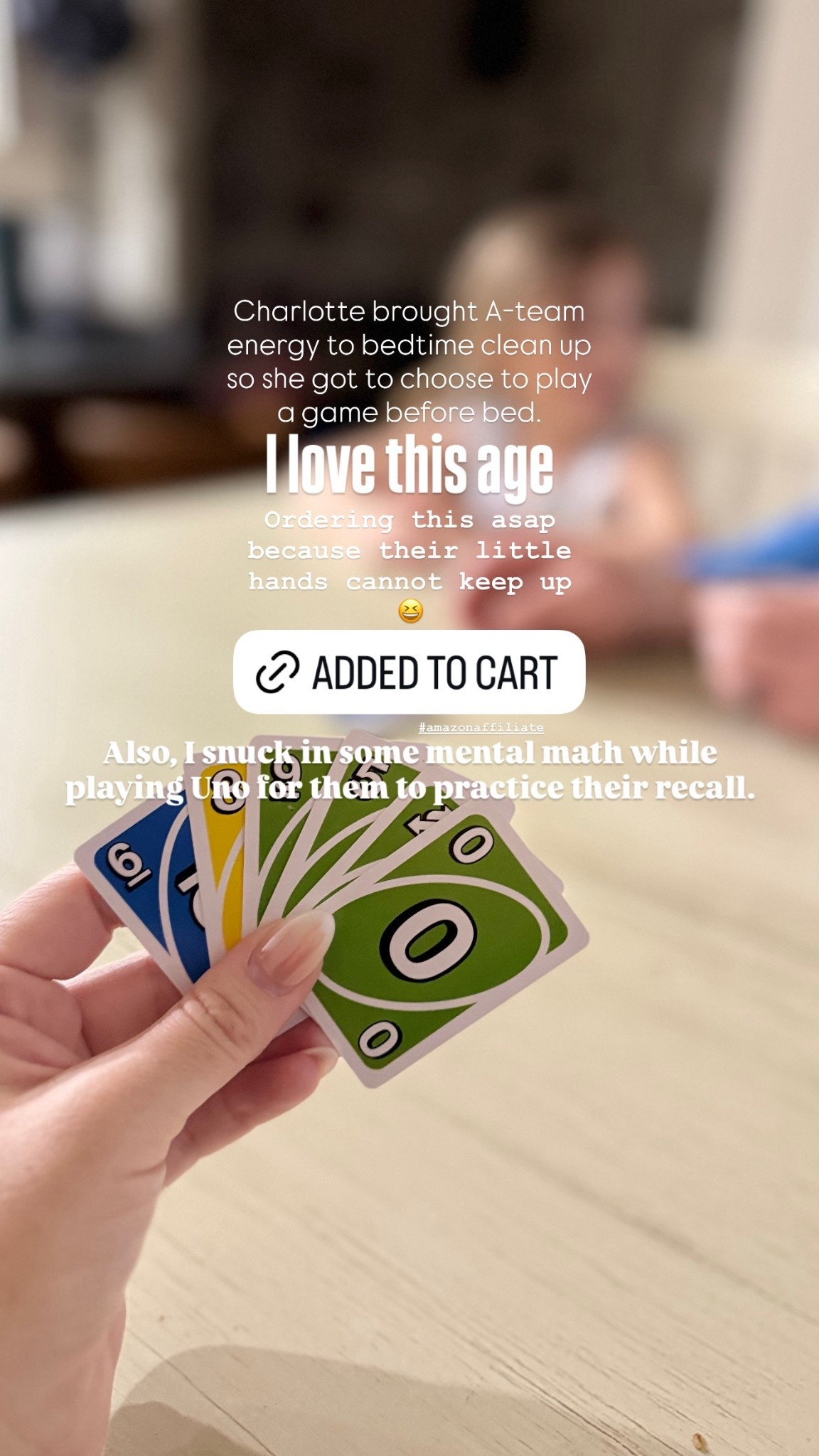 I’m so excited to get this card holder so playing cards is a little easier for the girls! 