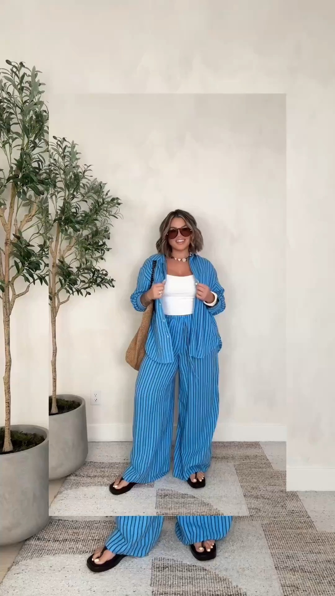 #aerie #americaneagle 
Blue pants L long 
Blue top L
Coral set L
Olive set pants L top XL 
Jeans sized up to 14L I got them a while ago and now they are big could def do 12L
Brown cargos L 
Brown tube top L 
Jean jacket L
Yellow strip dress L 
Jumpsuit L 


#LTKMidsize #LTKSaleAlert #LTKootd