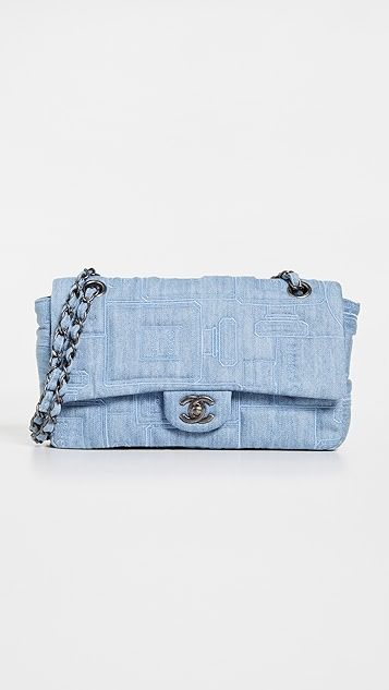 Chanel Blue Denim 10" Bag | Shopbop