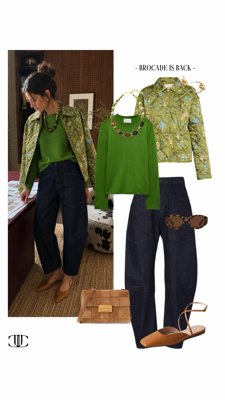 ✨ Brocade is back—and this season’s most regal fabric is having a very chic moment.

In Brocade Is Back, I’m sharing 10 ways to wear this rich, statement-making fabric for fall. Think polished silhouettes, beautiful texture, and outfits that feel elegant, elevated, and just the right amount of dramatic.

From daytime looks to more dressed-up moments, these pieces prove brocade can feel modern, wearable, and incredibly chic. Tap to shop all 10 looks and bring a little luxury into your fall wardrobe. ✨🤎

#LTKStyle #Brocade #FallFashion #FallOutfits #ElevatedStyle #ChicStyle #StatementStyle #AutumnFashion #OutfitInspiration #LTKFinds

#LTKootd #LTKSeasonal #LTKOver40