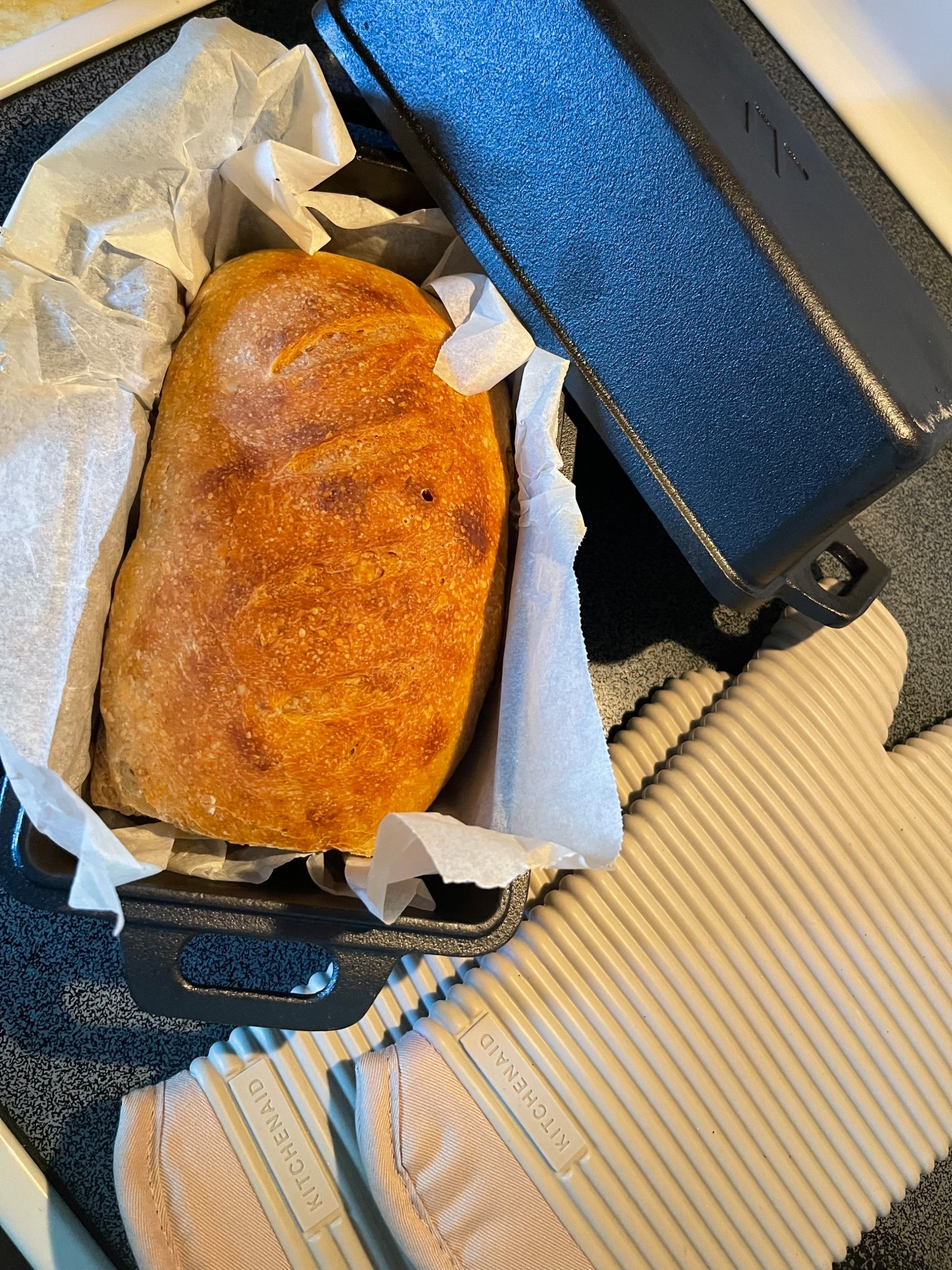 Ditch the aluminum and those forever chemicals and grab a cast iron loaf pan! Works like a Dutch oven for the perfect sourdough loaf! 

#LTKFamily #LTKFindsUnder50 #LTKHome