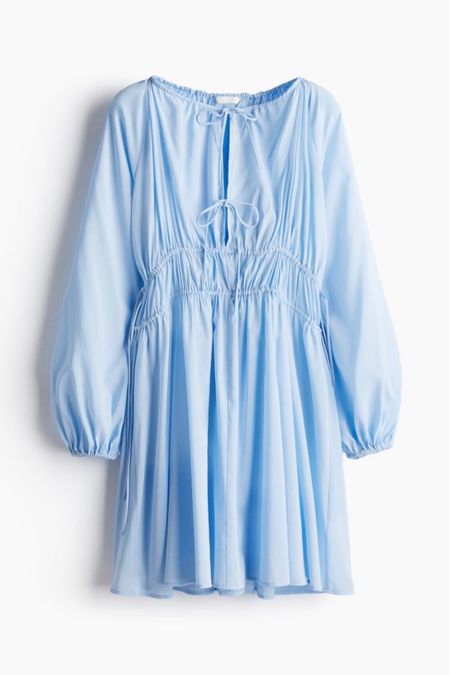 Baby blue mini dress - spring summer outfit 

#LTKfindsunder50 #LTKSeasonal #LTKstyletip