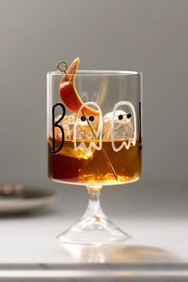 Word Play Halloween Wine Glass | Anthropologie (US)