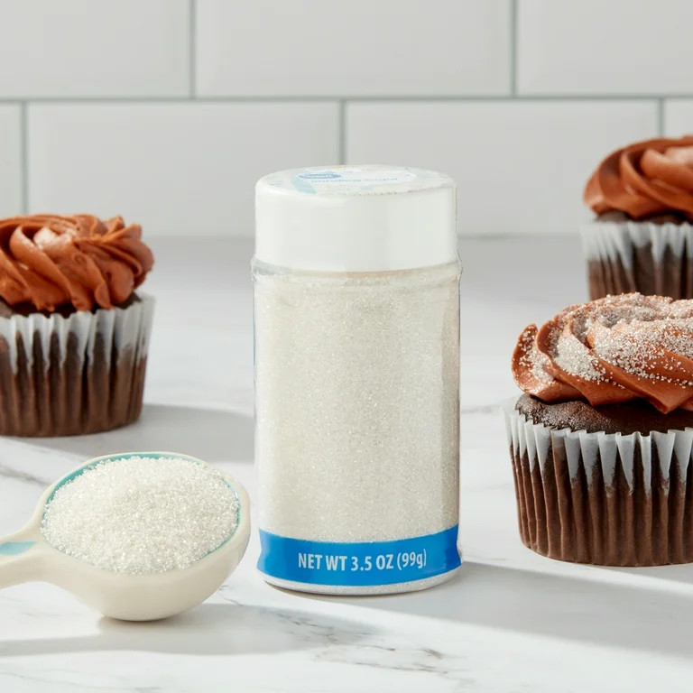 Great Value White Sanding Sugar, 3.5 oz | Walmart (US)