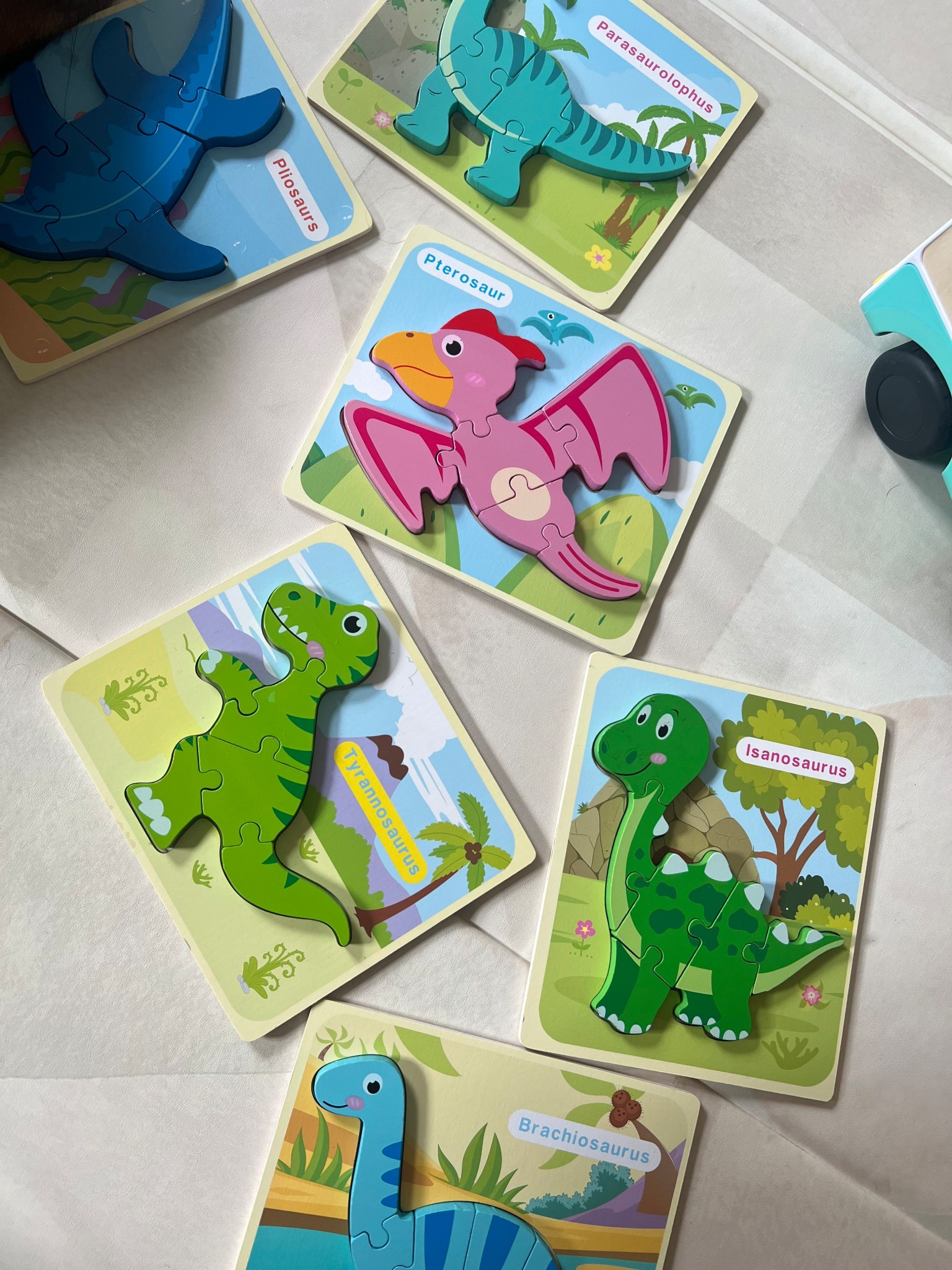 Toddler dinosaur puzzles from Amazon 