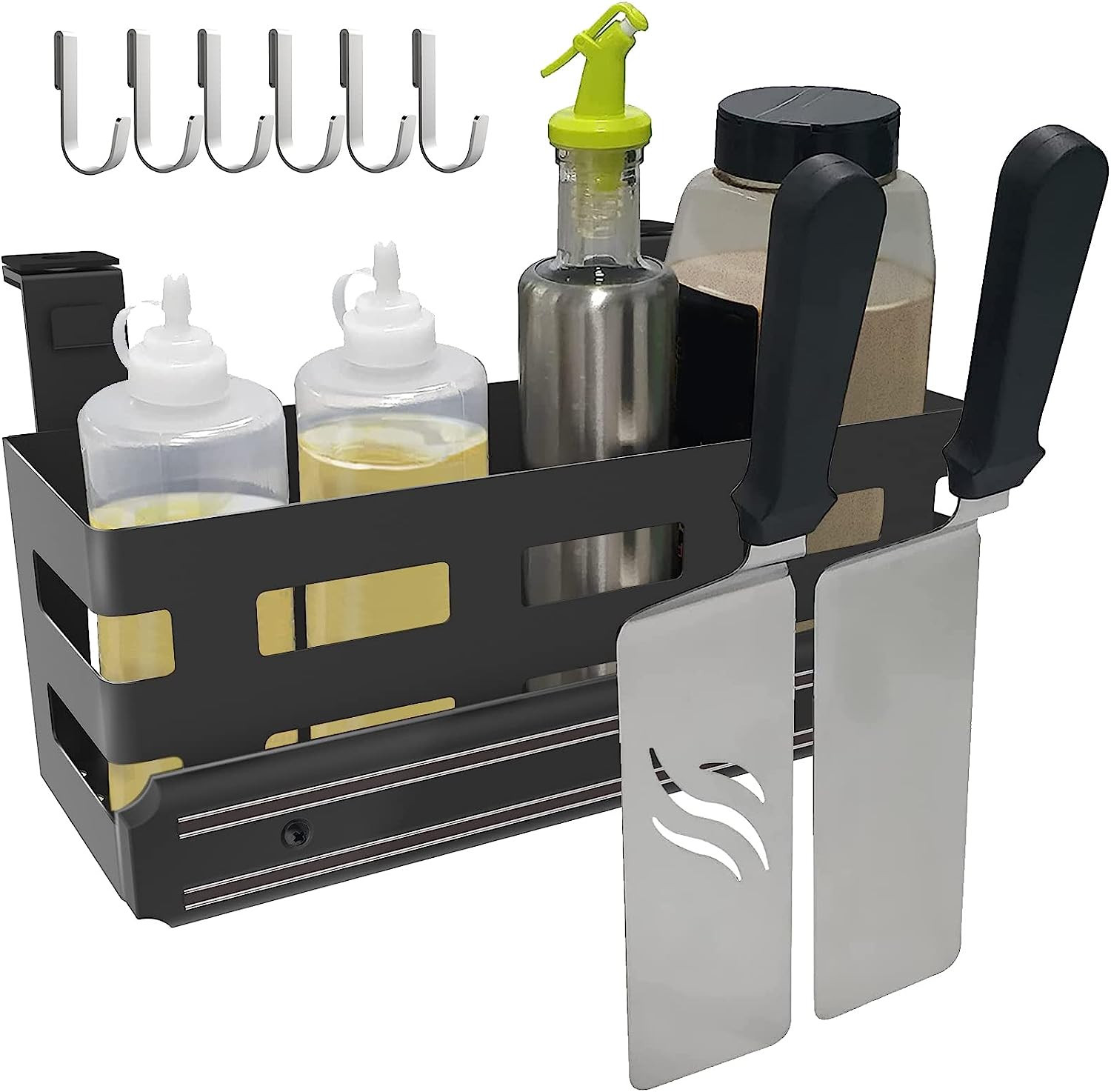 Griddle Caddy for Blackstone Griddle Accessories, Space Saving Grill Accessories Storage Caddy, B... | Amazon (US)