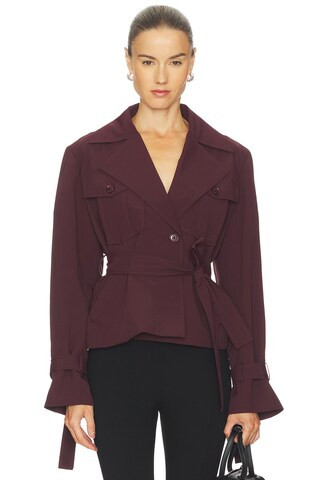 Quinn Cropped Trench Coat
                    
                    LAMARQUE | Revolve Clothing (Global)