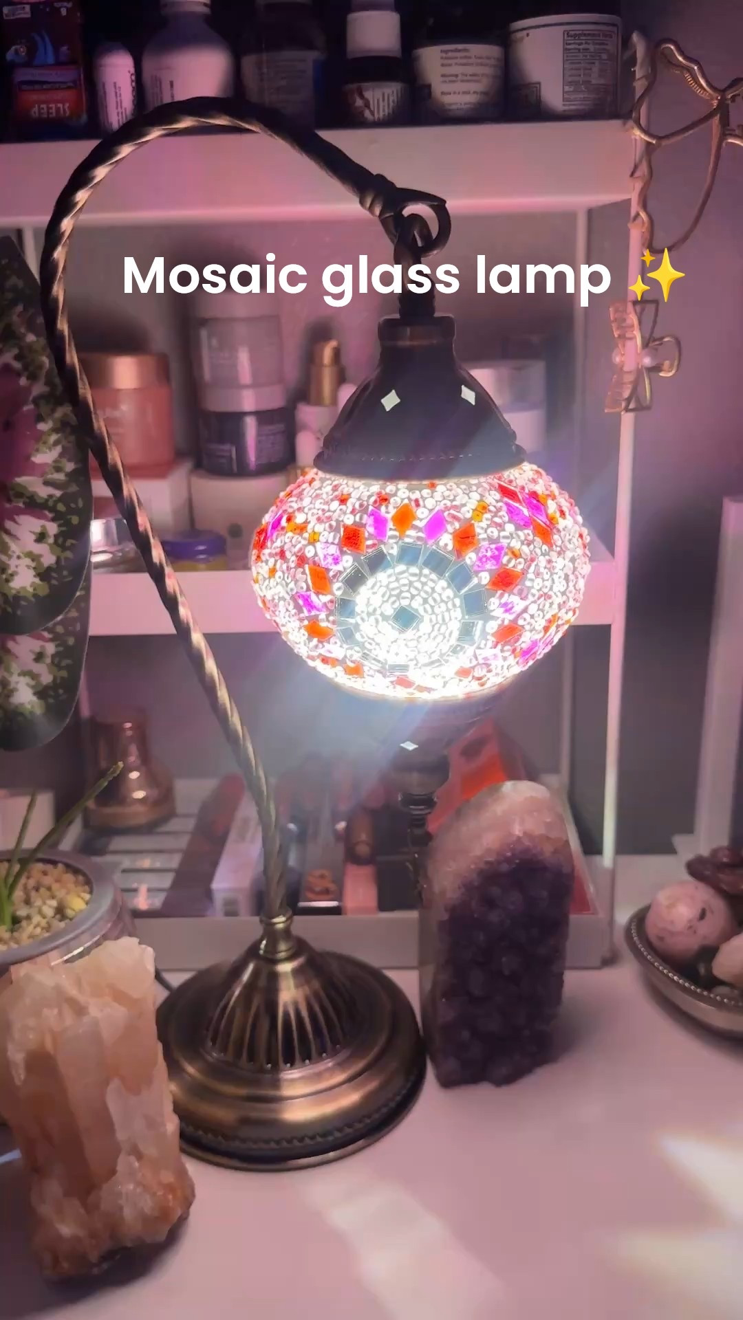 Mosaic glass lamp from Amazon 💗

#LTKHoliday #LTKHome #LTKGiftGuide