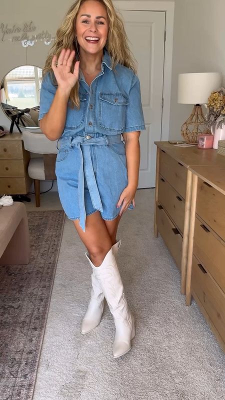 This Target denim romper is on sale and don’t take it lightly when I say RUN 🏃🏼‍♀️

I’m wearing a size 8 in this denim romper that is seriously 10/10! It’s so flattering and perfect for a country concert  🎶

#LTKxTarget #LTKfindsunder50 #LTKstyletip