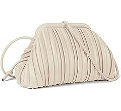 GLITZALL Clutch Purse and Dumpling Bag for Women,Designer Cloud Handbag and Ruched Bag with Detac... | Amazon (US)