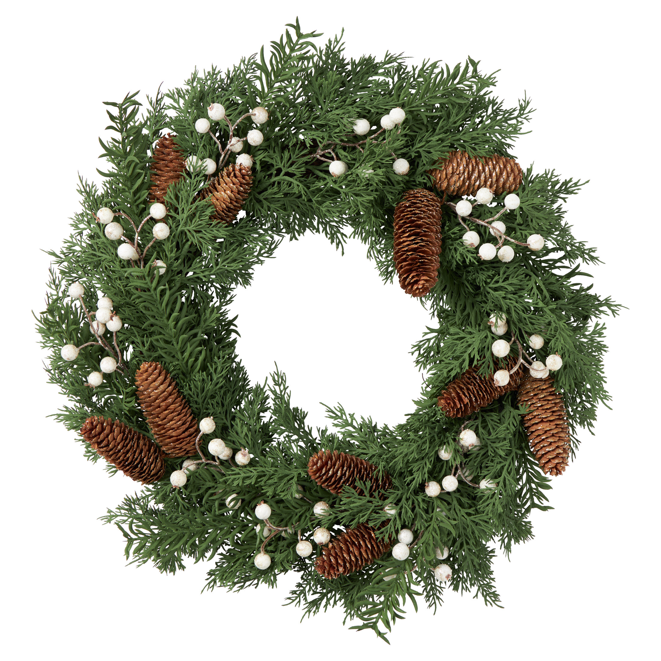 My Texas House White Gold Berry Wreath, 20" | Walmart (US)