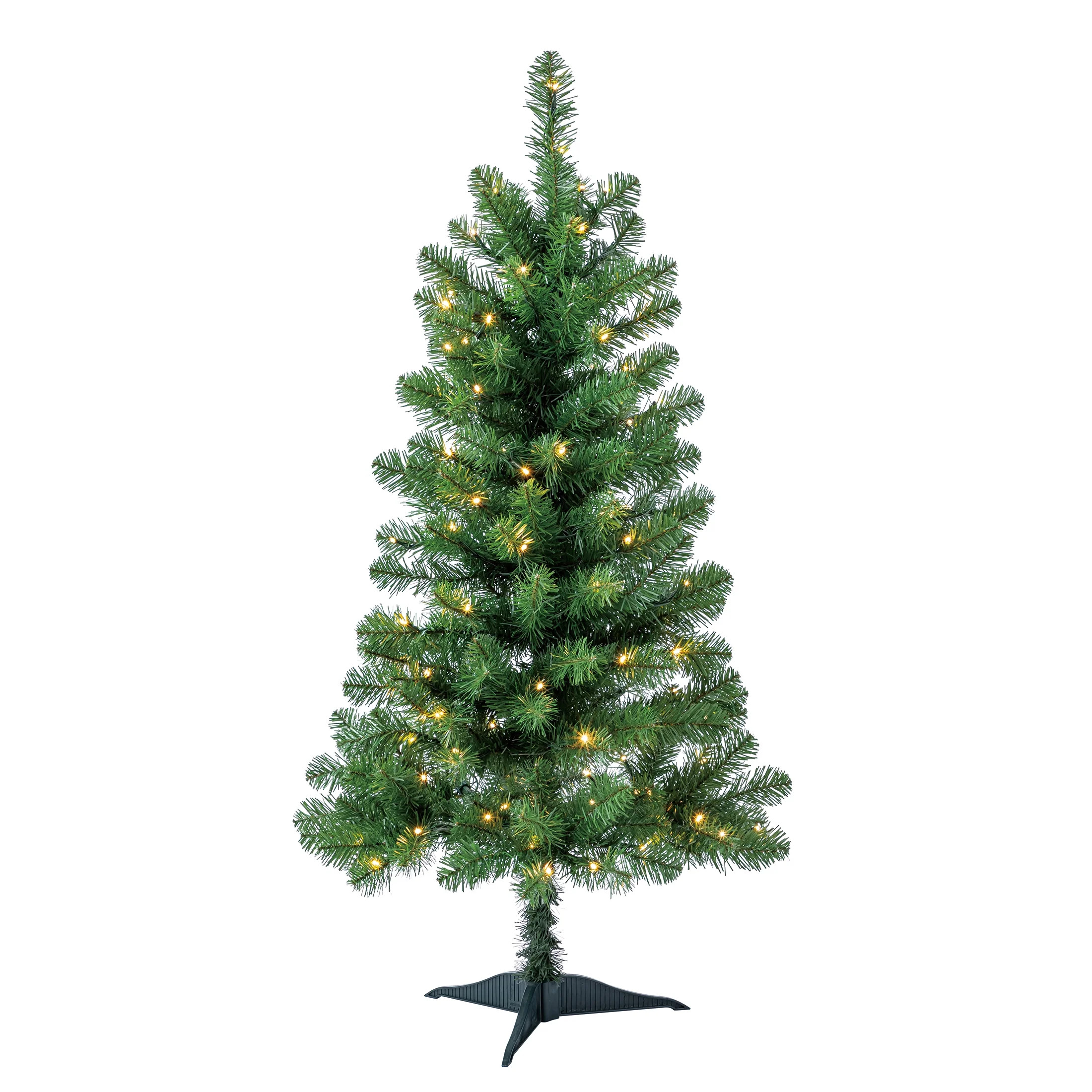 4 ft Pre-Lit Indiana Spruce Artificial Christmas Tree with Color-Changing LED Lights, by Holiday ... | Walmart (US)