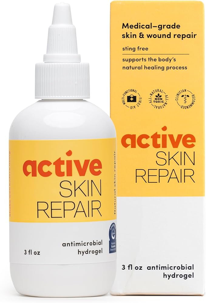 Active Skin Repair Hydrogel - Natural & Non-Toxic First Aid Ointment & Antiseptic Gel for Minor C... | Amazon (US)