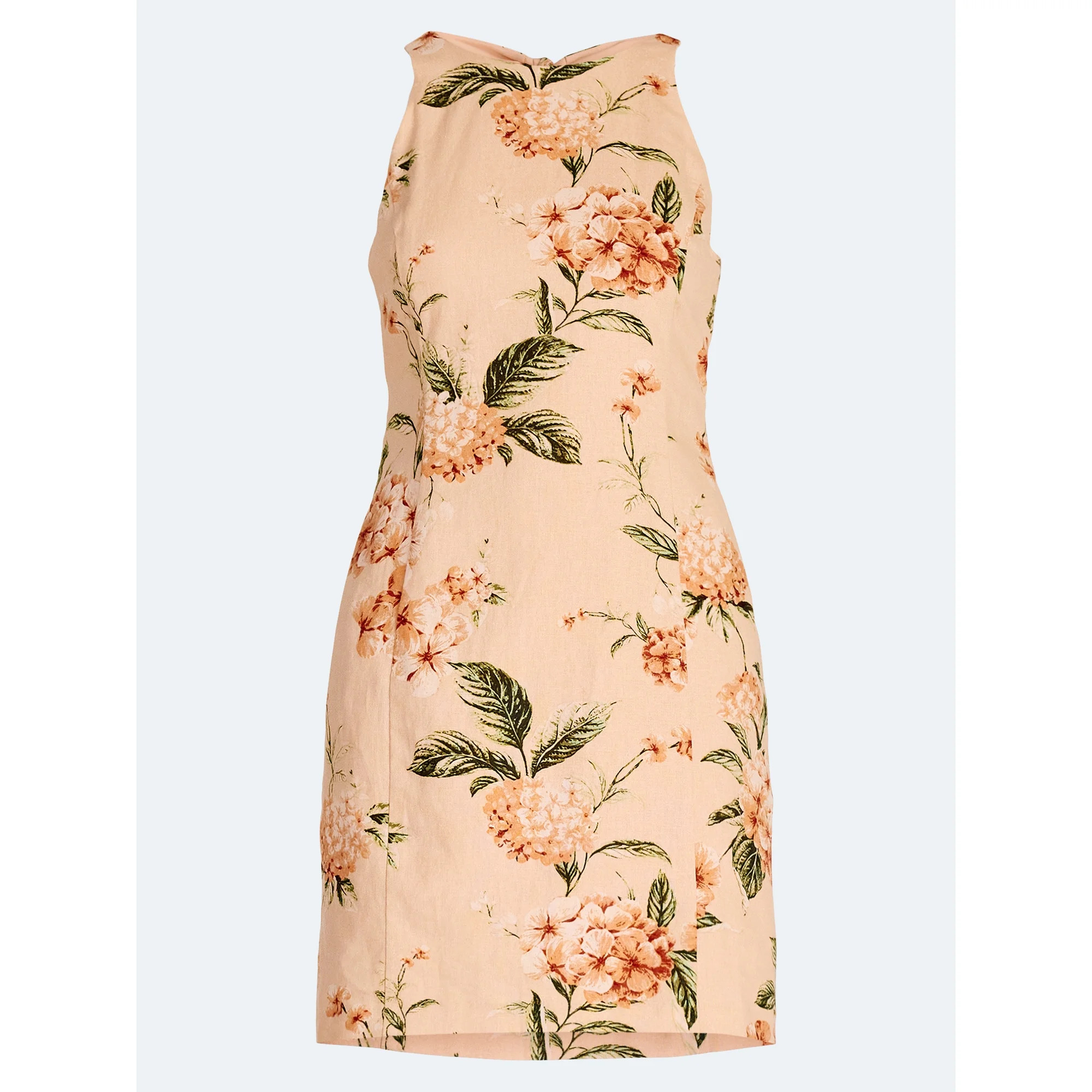 Scoop Women's and Women’s Plus Tie Back Mini Dress, Sizes 0-26W | Walmart (US)