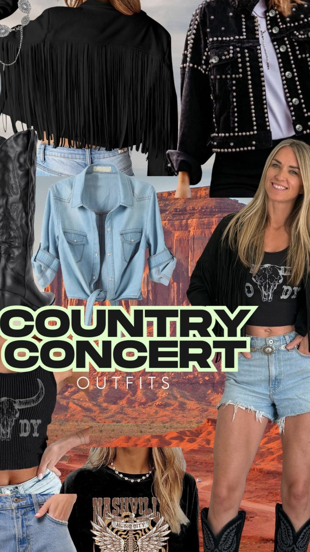 Some inspo for Country Concerts- what to wear! 

#LTKSeasonal #LTKParties #LTKStyleTip