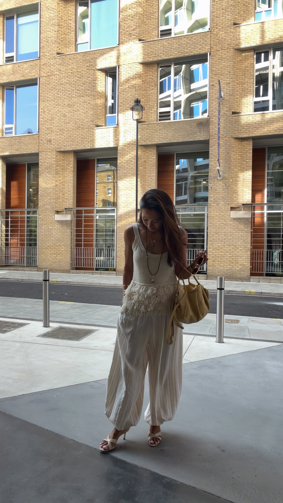 I’m wearing 
Tassel Top size medium 
Balloon stripe trousers size small
Loewe paseo medium bag
Zara heels
Talis chain 
Beaverbrook necklace and earrings

#LTKuk #LTKsummer #LTKeurope