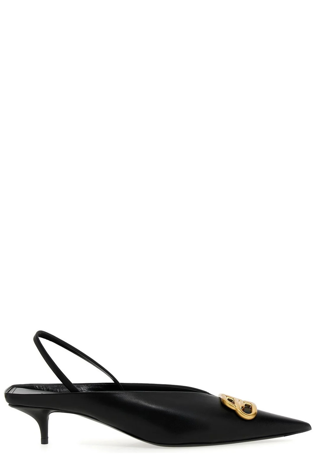 Balenciaga Squared-Knife Toe Slingback Pumps | Cettire Global