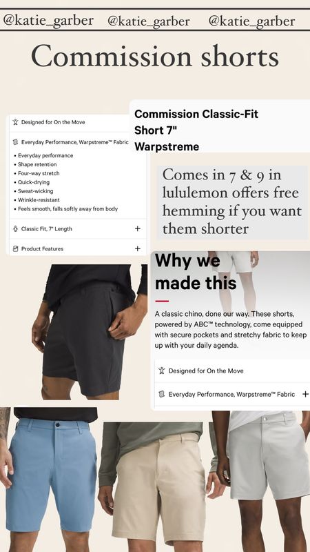 Commission shorts best work shorts for men! Golf shorts dress them up or down! 

#LTKU #LTKmens