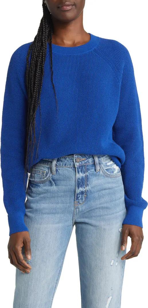 Treasure & Bond Thermal Knit Cotton Sweater | Nordstrom | Nordstrom