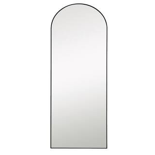24 in. x 71 in. Modern Arch Framed Leaning Mirror Full-Length Mirror for Bedroom with Standing Ho... | The Home Depot