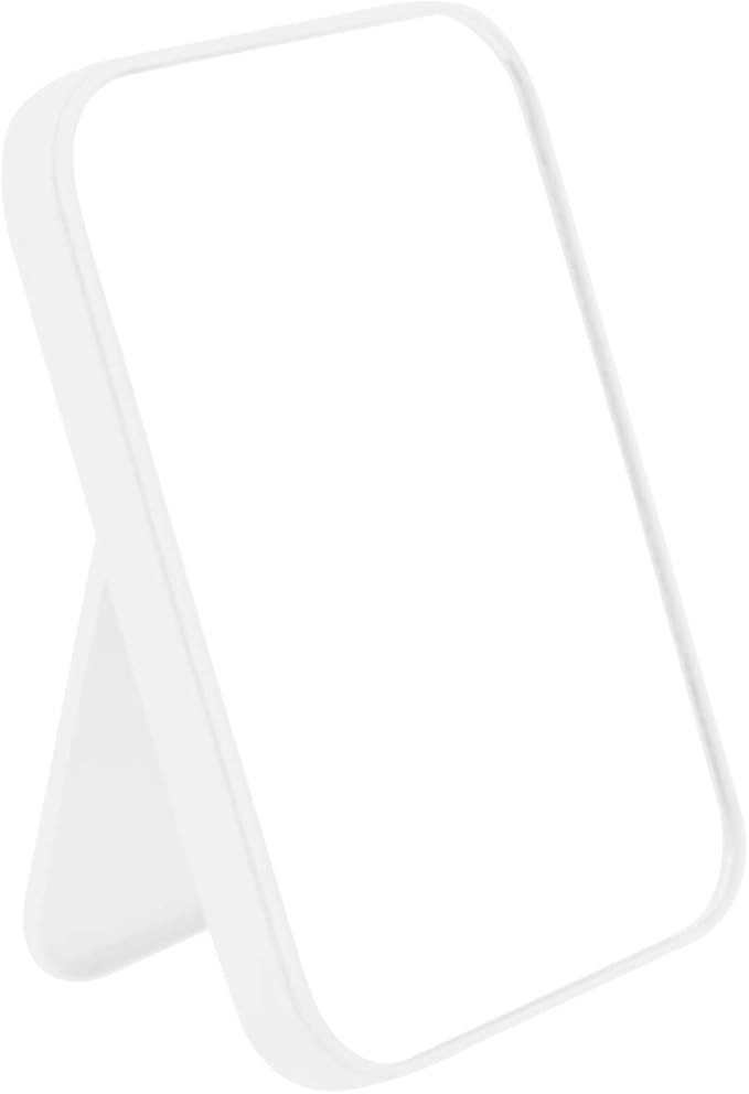 Coobbar Desktop Makeup Mirror,Foldable Makeup Mirror Simple Portable Princess Mirror Square Mirro... | Amazon (US)