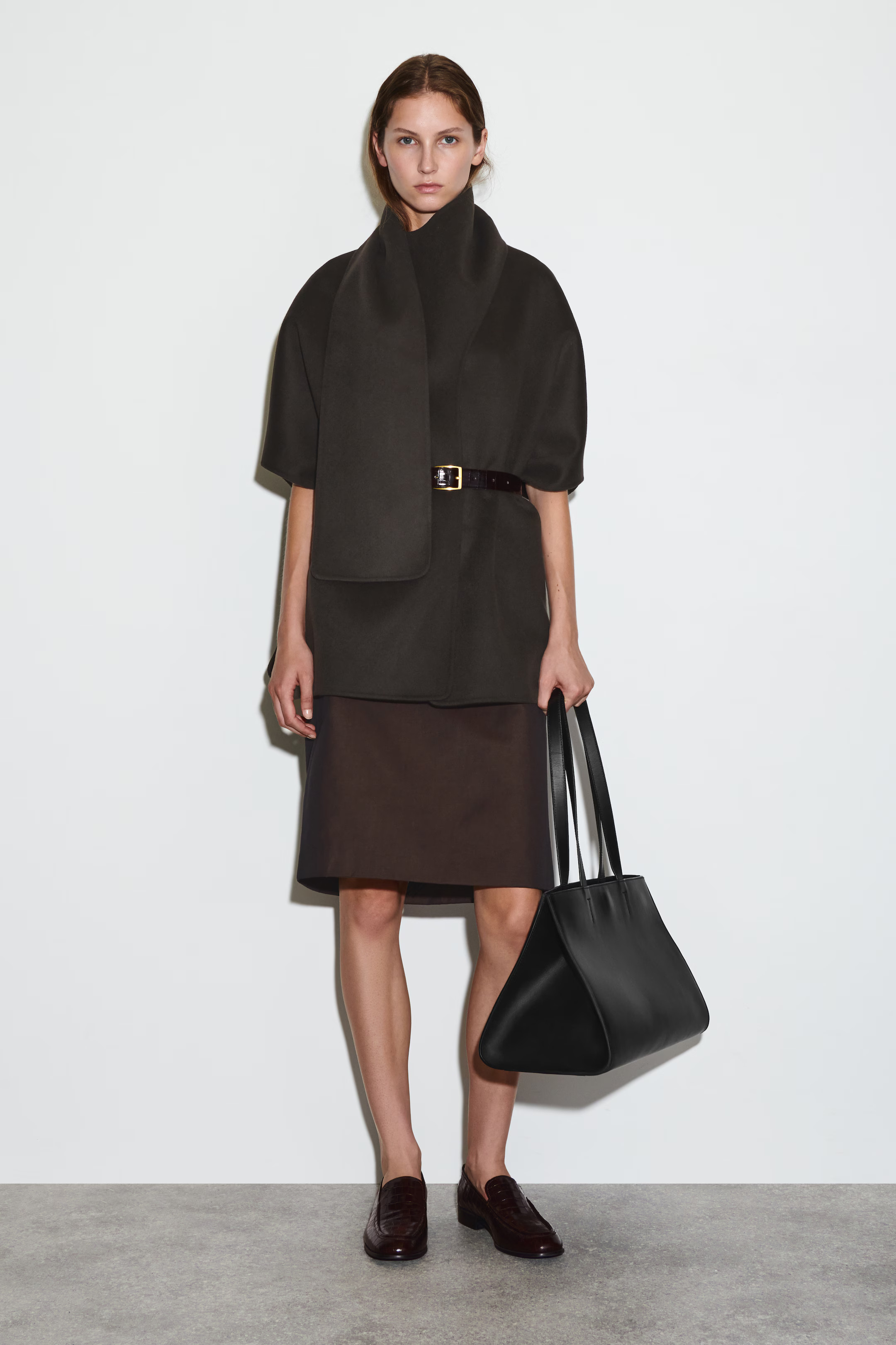 DOUBLE-FACED WOOL SCARF CAPE | H&M (UK, MY, IN, SG, PH, TW, HK)