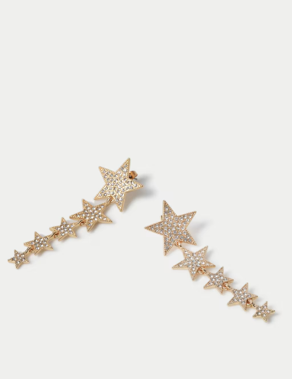 Christmas Gold Tone Star Stud Earrings | Marks & Spencer (UK)