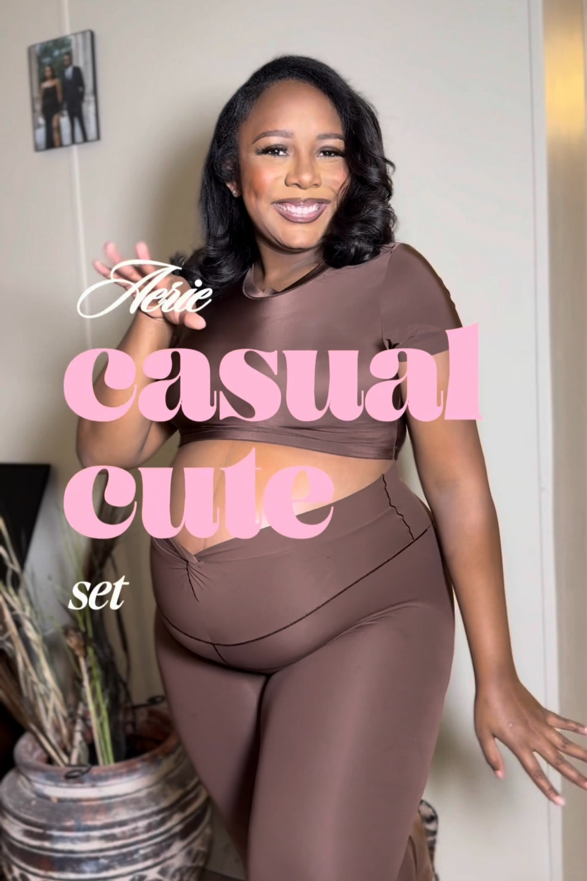 I’m wearing a size XL in the tights and L in the top 🤎

#LTKBump #LTKPlusSize #LTKSaleAlert