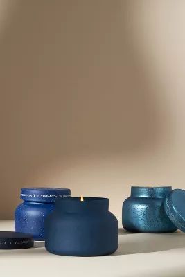 Capri Blue Volcano Indigo Jar Candle | Anthropologie (US)