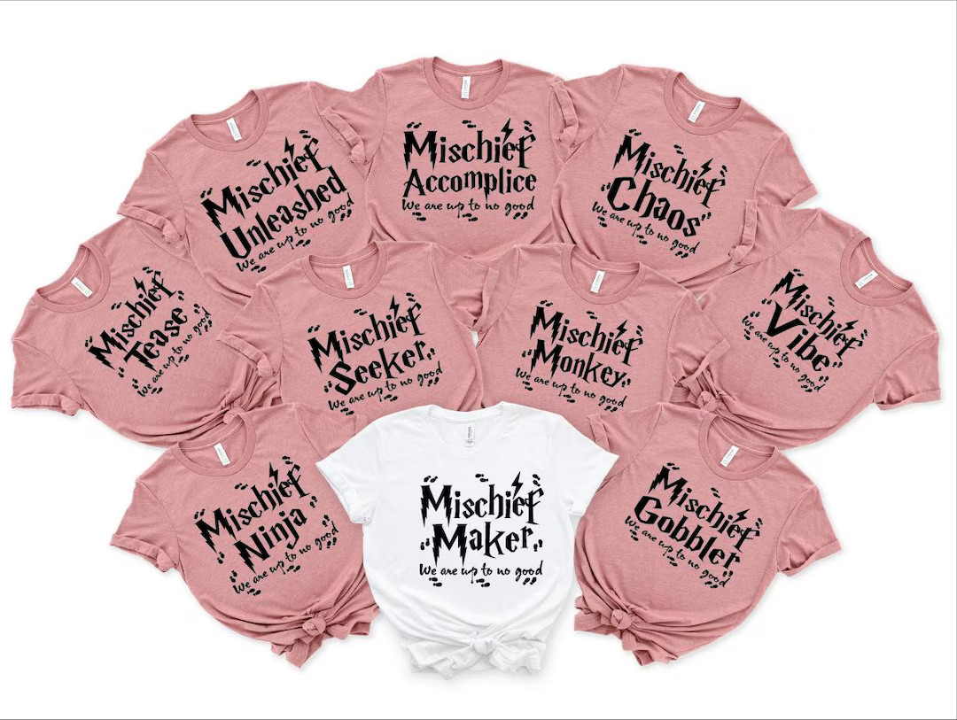 From Mischief to Mrs, Mischief Crew Shirts, Wizard Themed Bachelorette, Witch of Honor, Bride's W... | Etsy (US)
