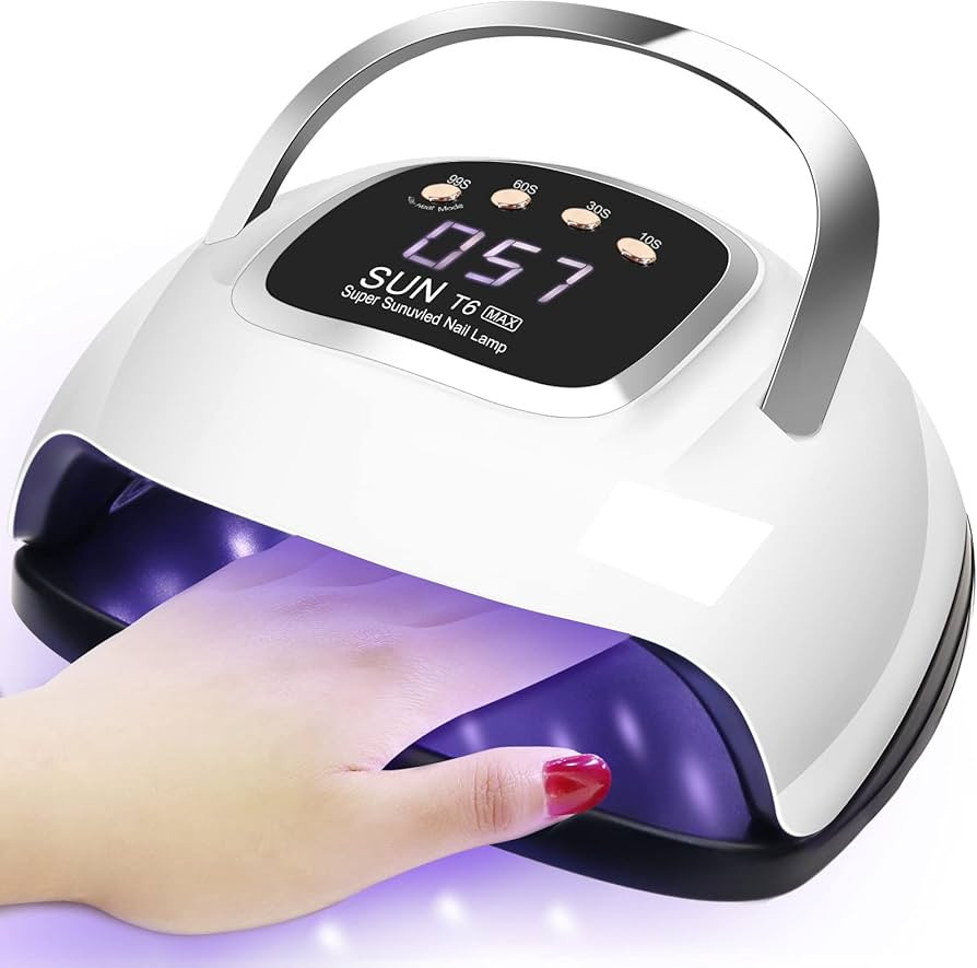 LKE UV Nail Lamp, Dryer 220W Light for Nails with 4 Timers LED Lamp Gel Polish Kit Professional A... | Amazon (US)