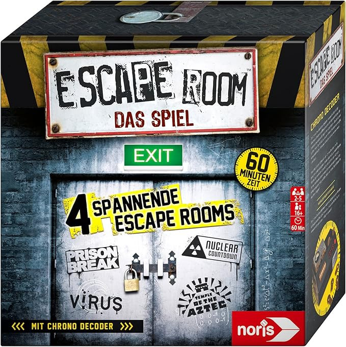 Noris 606101546 - Escape Room (Grundspiel) - Familien und Gesellschaftsspiel für Erwachsene, ink... | Amazon (DE)