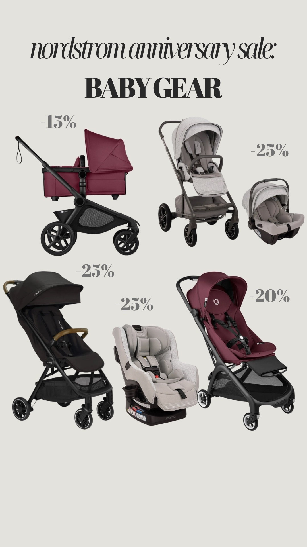 Baby gear finds from the Nordstrom Anniversary Sale! Tons of great deals including on my stroller (I have the Bugaboo Kangaroo!) 


#LTKKids #LTKBaby #LTKFamily