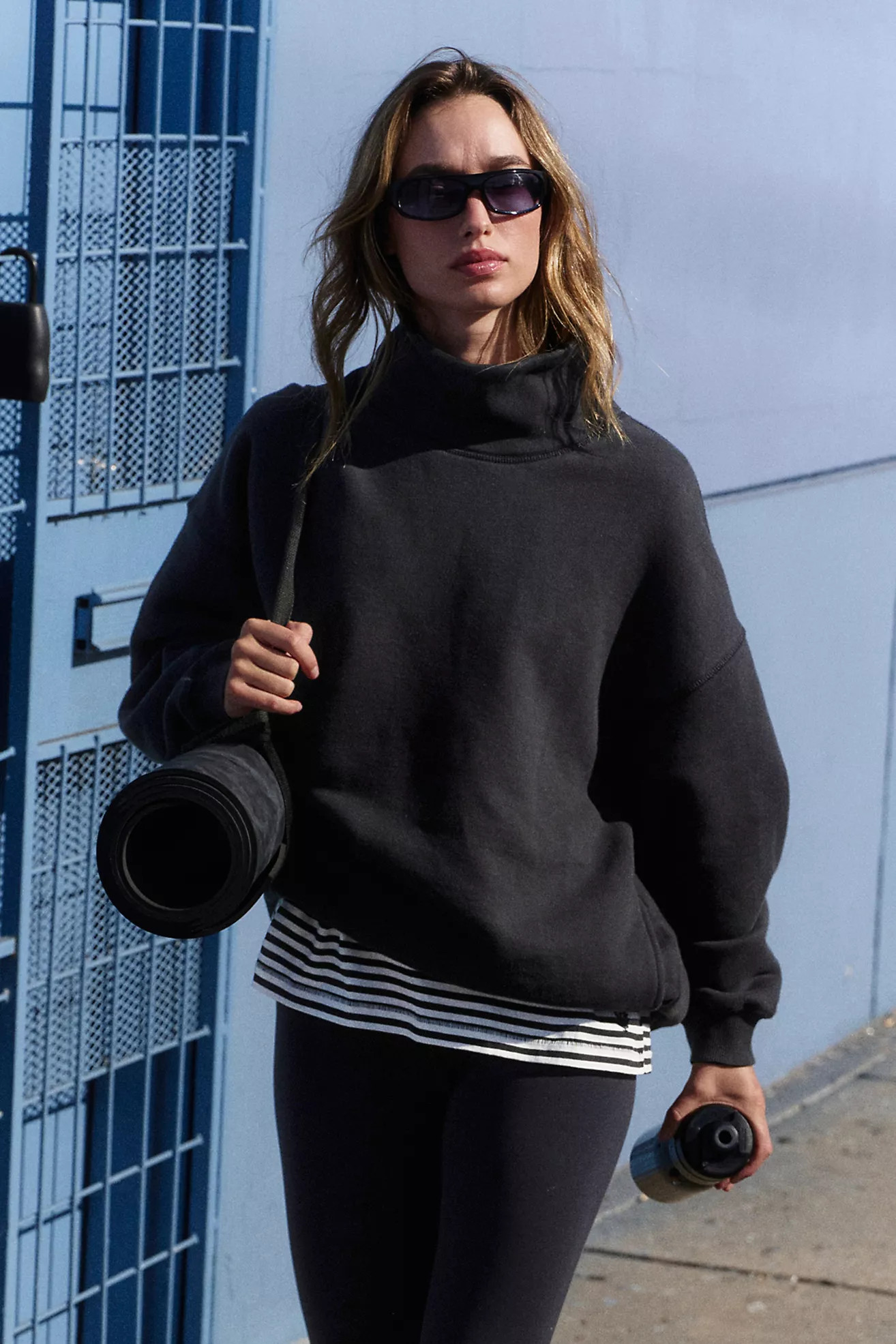 A Cut Above Mock Neck Pullover Sweatshirt | Free People (Global - UK&FR Excluded)