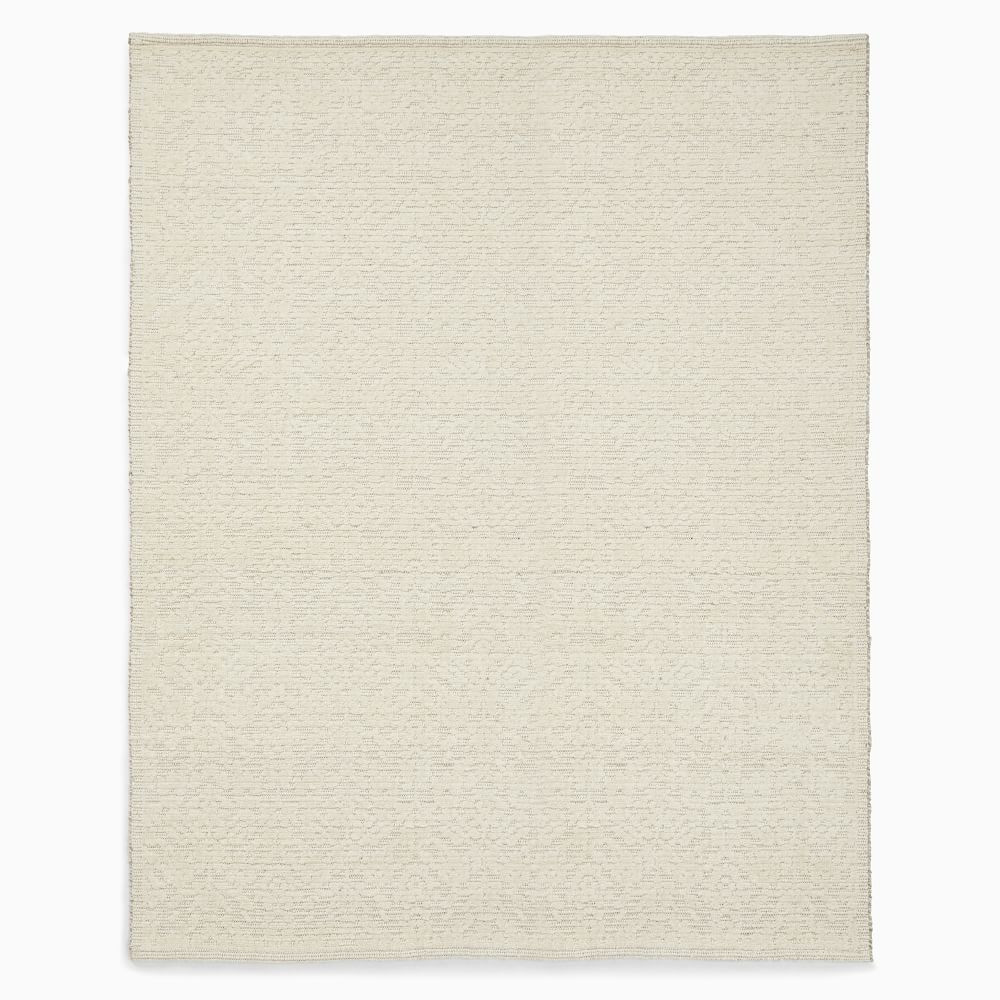 Filigree Rug, 9x12, Alabaster | West Elm (US)