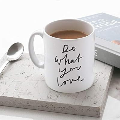 Do What You Love Mug Hand Lettered Typography Mug funny coffee mug | Amazon (CA)