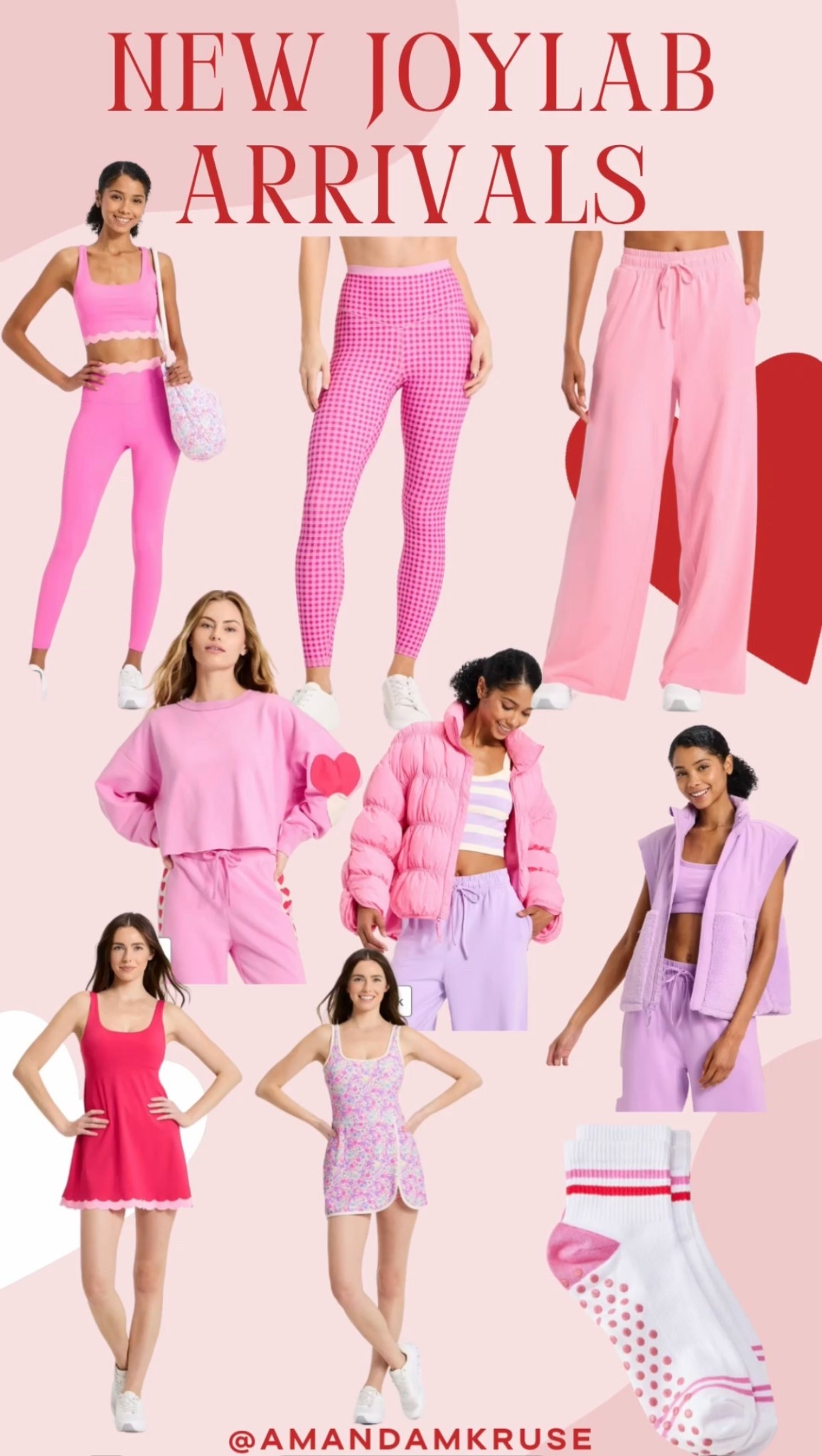 New Joylab arrivals at Target! 

Activewear, athletic dress, scallop leggings, pink leggings, patchwork sweatshirt, puffer jacket, Valentine’s Day



#LTKFindsUnder100 #LTKActive #LTKFindsUnder50