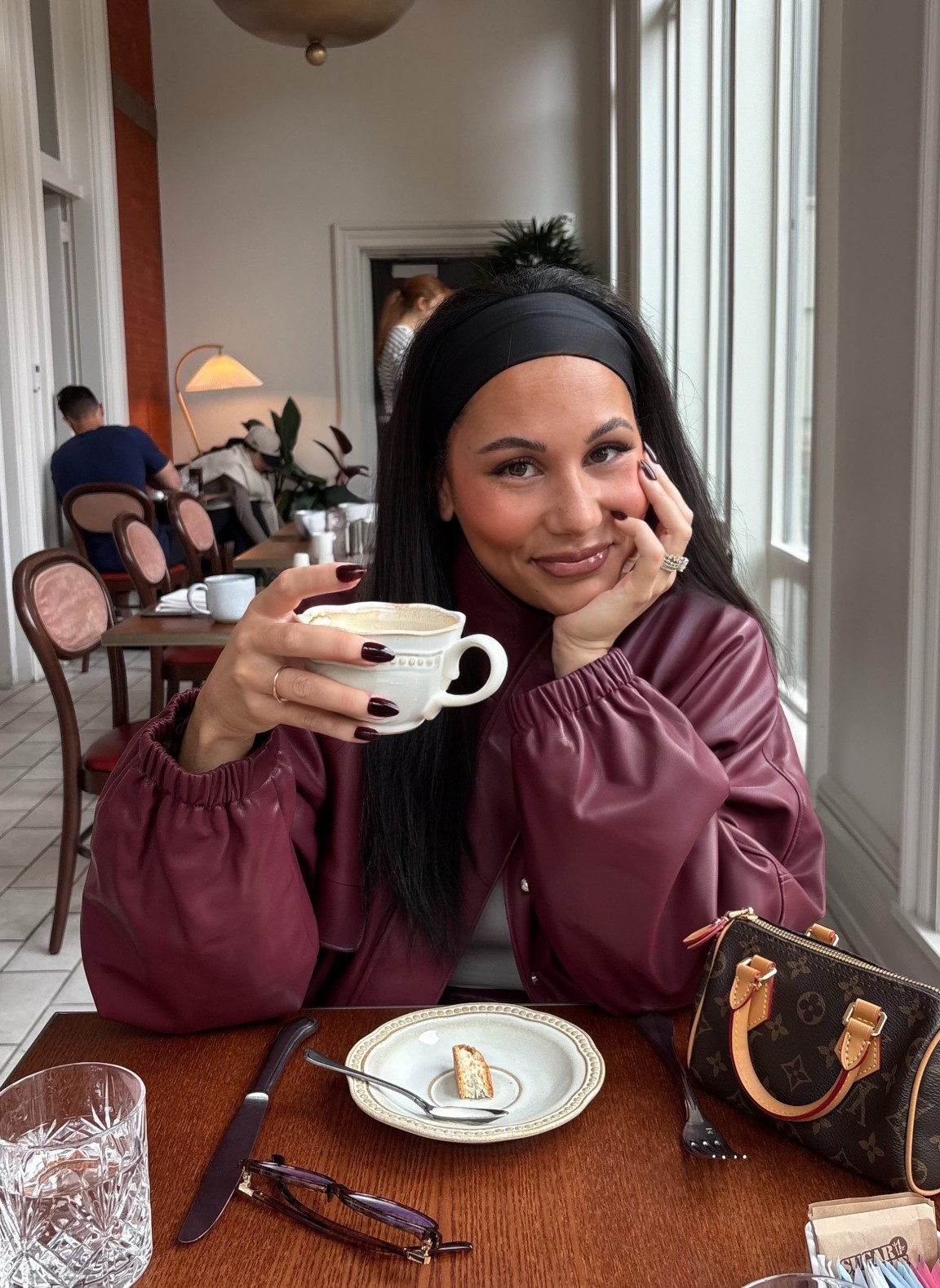 LOVE this faux leather funnel neck jacket - I literally worn a tank under this in 30 degree weather and was so warm 

#LTKootd #LTKdayinmylife #LTKHoliday