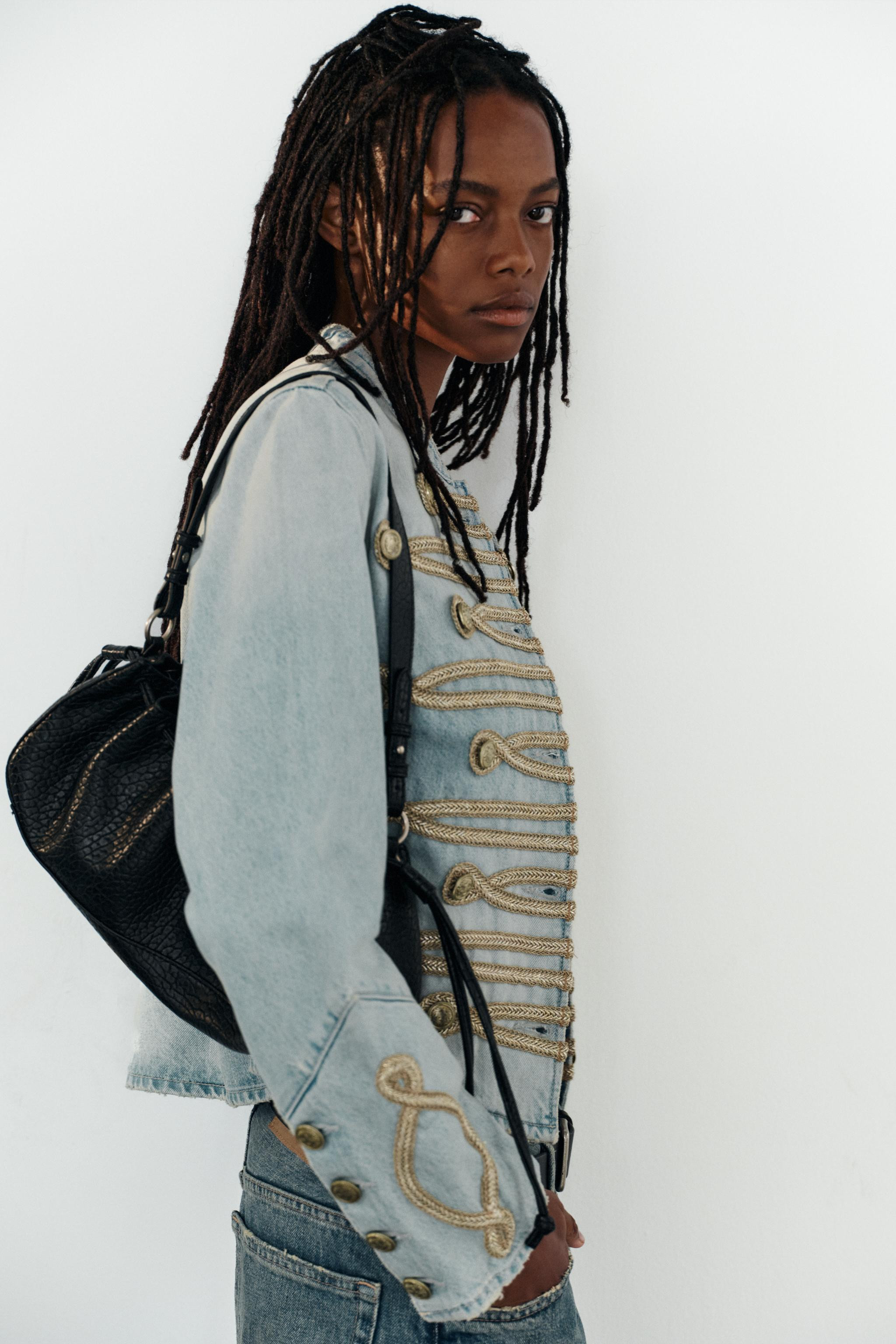 TRF DENIM BUTTON JACKET | Zara US