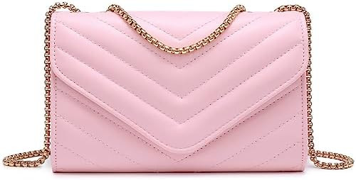 Dasein Women Small Quilted Crossbody Bags Stylish Designer Evening Bag Clutch Purses and Handbags... | Amazon (US)