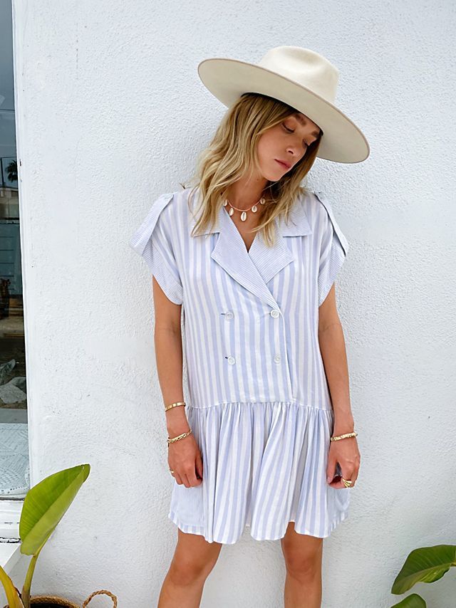 Stripe Sailor Style Dress Selected by Madly Vintage | Free People (Global - UK&FR Excluded)