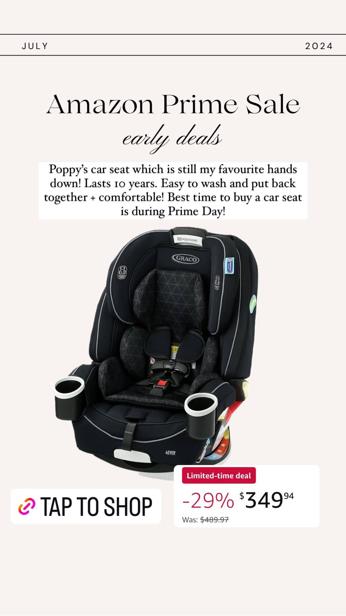 My favourite car seat! Lasts 10 years 🤌🏽

#LTKSaleAlert #LTKBaby #LTKFamily