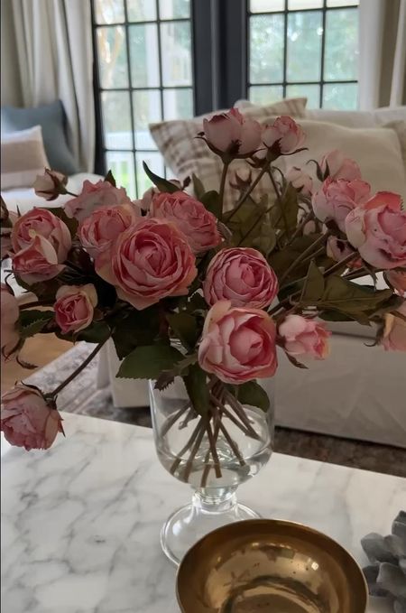 ✨SALE✨ Best realistic pink roses! These spring rose floral stems are on sale for only $7.55! 

Coffee table decor inspiration! 

Add a candle and flowers for a fresh vibe!

#FakeFlowers #FakeRoses #SpringFloral #Flowers #fauxflowers #afloral



#LTKSeasonal