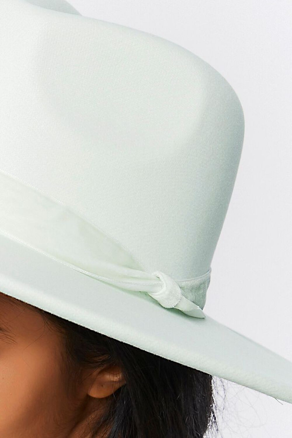 Pinched Velvet-Trim Cowboy Hat | Forever 21 (US)