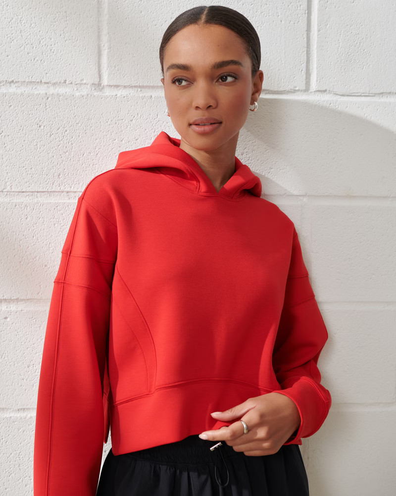 YPB neoKNIT Wedge Popover Hoodie | Abercrombie & Fitch (US)