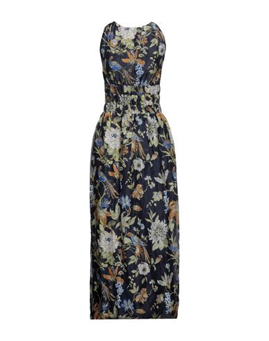 Sir. Woman Long dress Midnight blue Size 2 Cotton, Silk | YOOX (US)